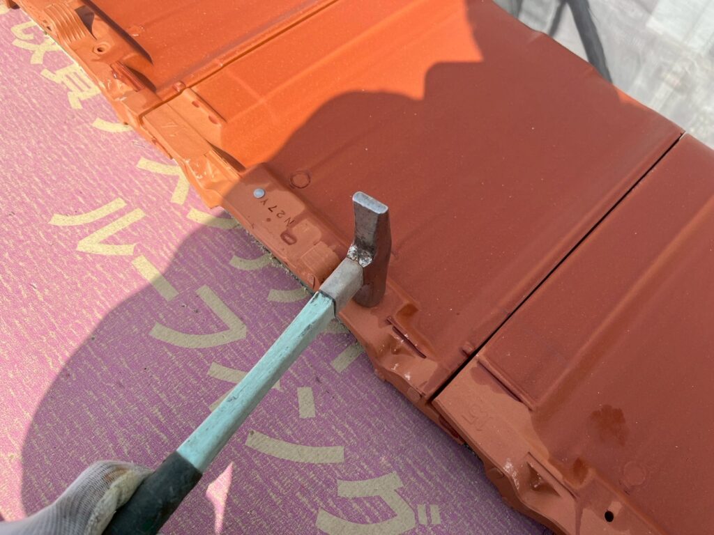 瓦葺き状況